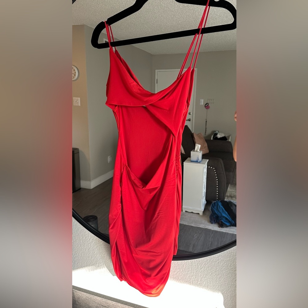 Red dress